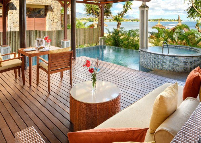 Luxury Bord de place Jet Pool Suite - Piscine chauffée - Le Jadis Beach Resort & Wellness